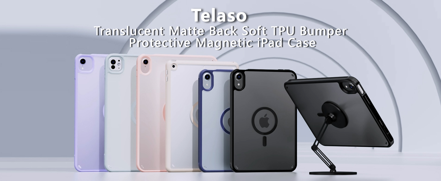 Telaso iPad Mini 7 ケース iPad Mini 6 ケース 2 Amazon.com: Telaso for iPad mini 7 A17 Pro 2024/iPad Mini 6